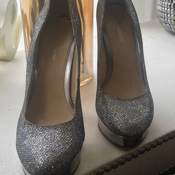 Enzo glitzy stacked heel - Picture 3 of 3